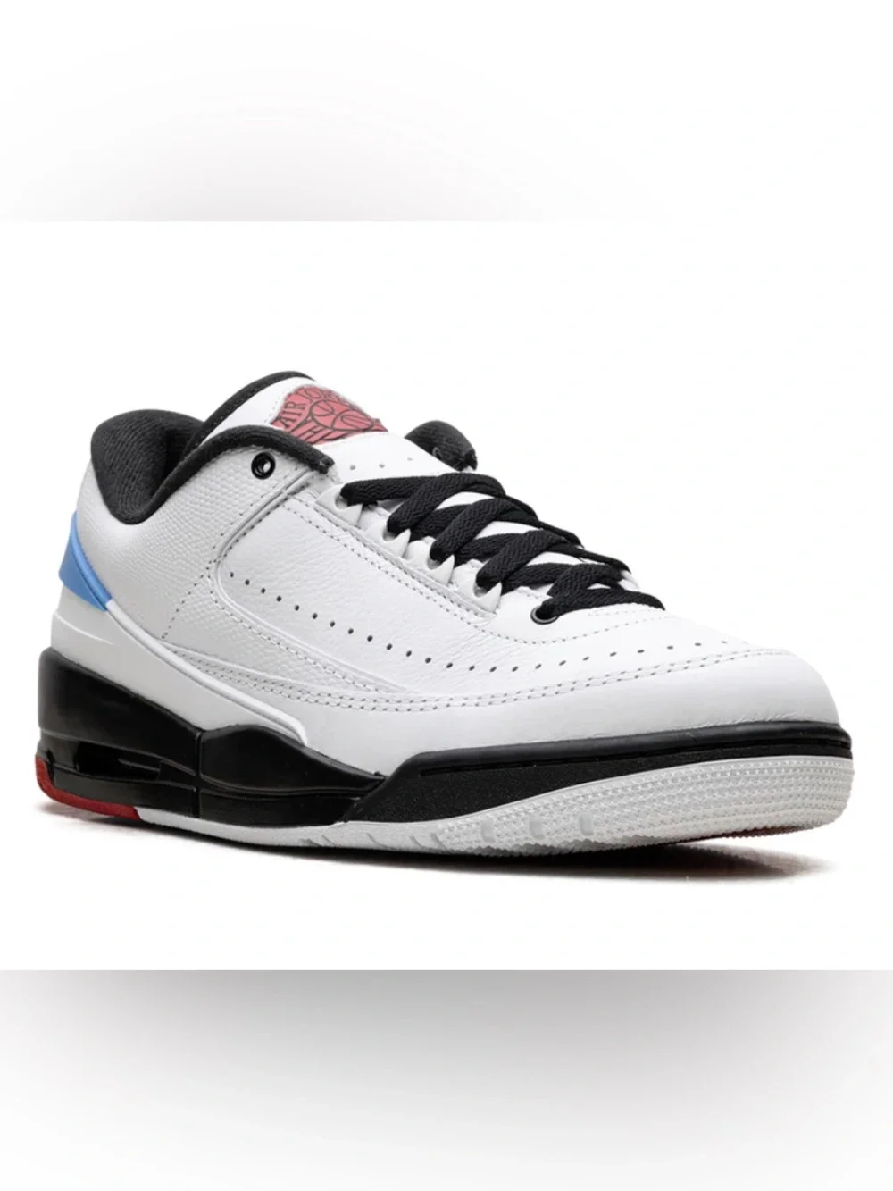 Men's Jordan 2/3 White/Varsity Red-Black (FD0383 104) - Size 9
